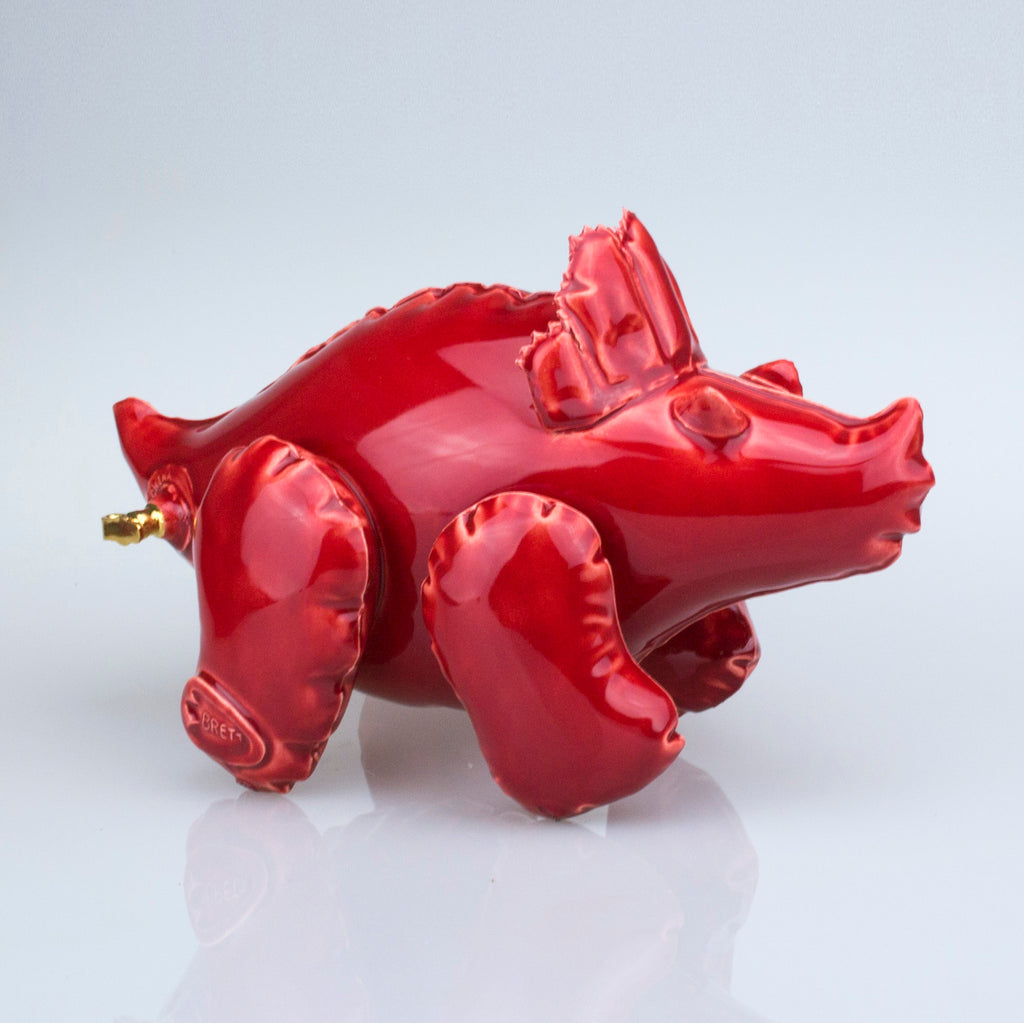 Brett Kern - Red Small Triceratops