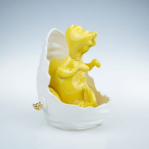 Brett Kern - Yellow Inflatable Maiasaura with Egg