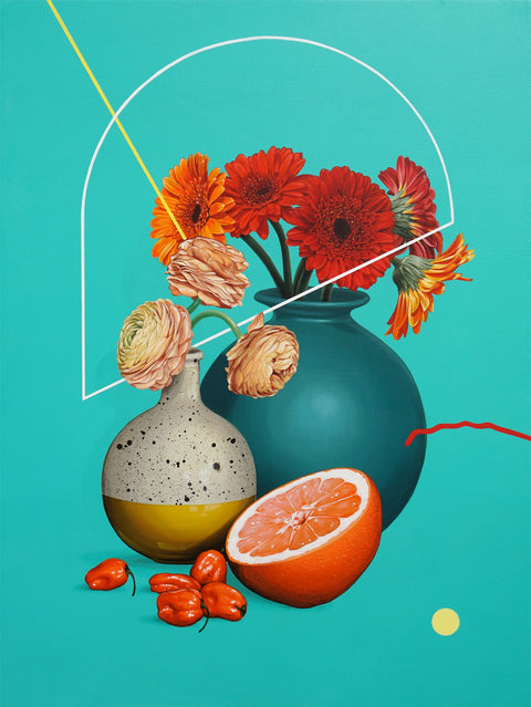 David Rice - "Still Life, Teal"